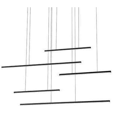 Kuzco Lighting - Vega Motion Linear Pendant - MP18350-BK - Canada Light Shop