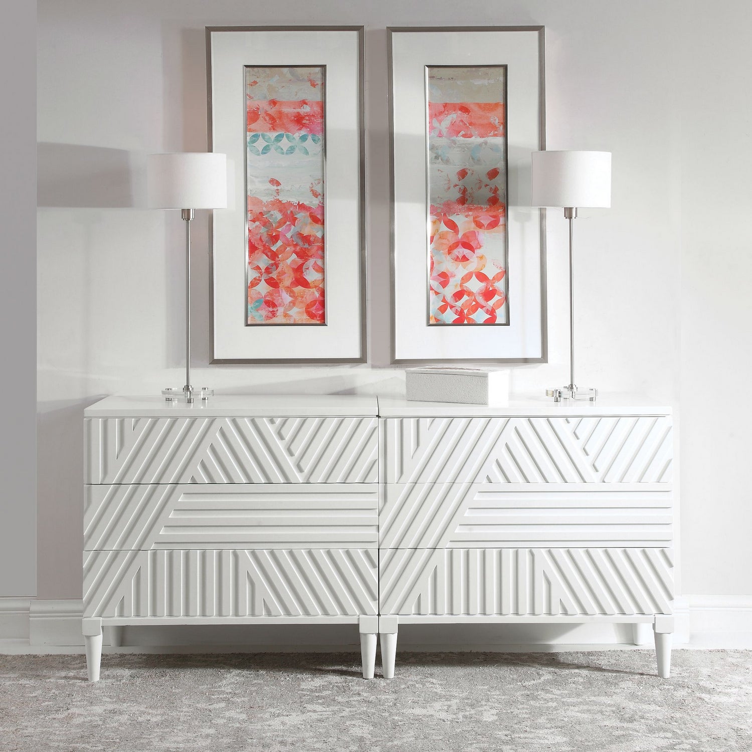 Uttermost - 25382 - Drawer Chest - Colby - White