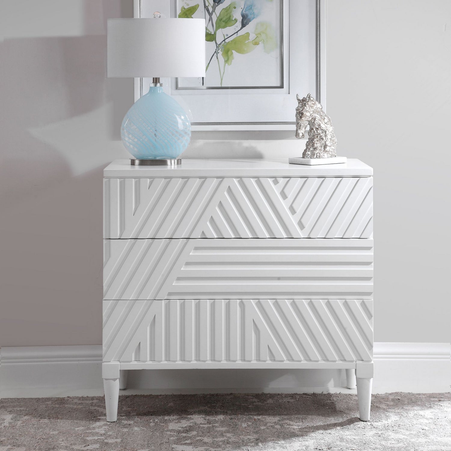 Uttermost - 25382 - Drawer Chest - Colby - White