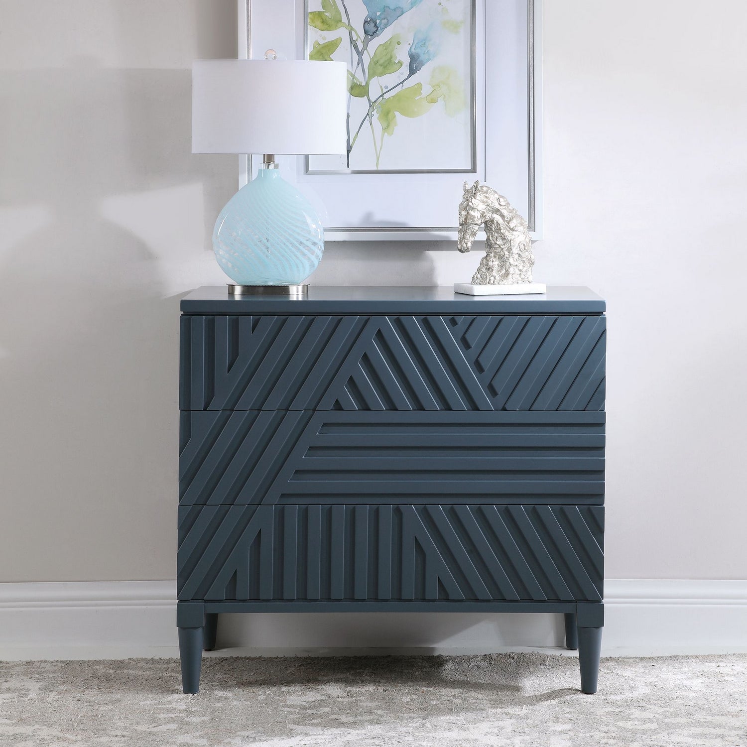 Uttermost - 25383 - Drawer Chest - Colby - Blue