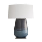 Arteriors 17367-943 Deagan Table Lamp in Gunmetal & Teal Reactive