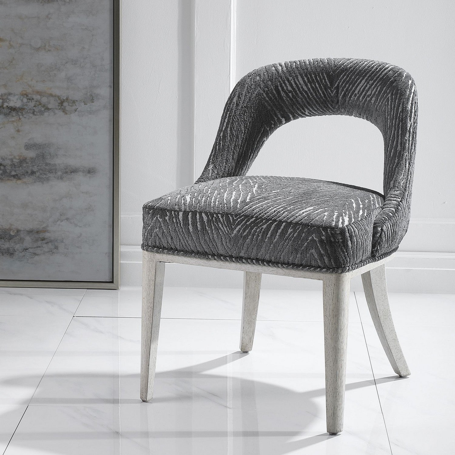 Uttermost - 23585-2 - Accent Chair, S/2 - Amalia - Solid Wood