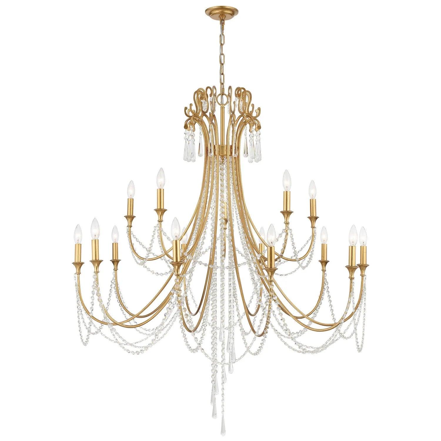 Crystorama - Arcadia Chandelier - ARC-1919-GA-CL-MWP - Canada Light Shop