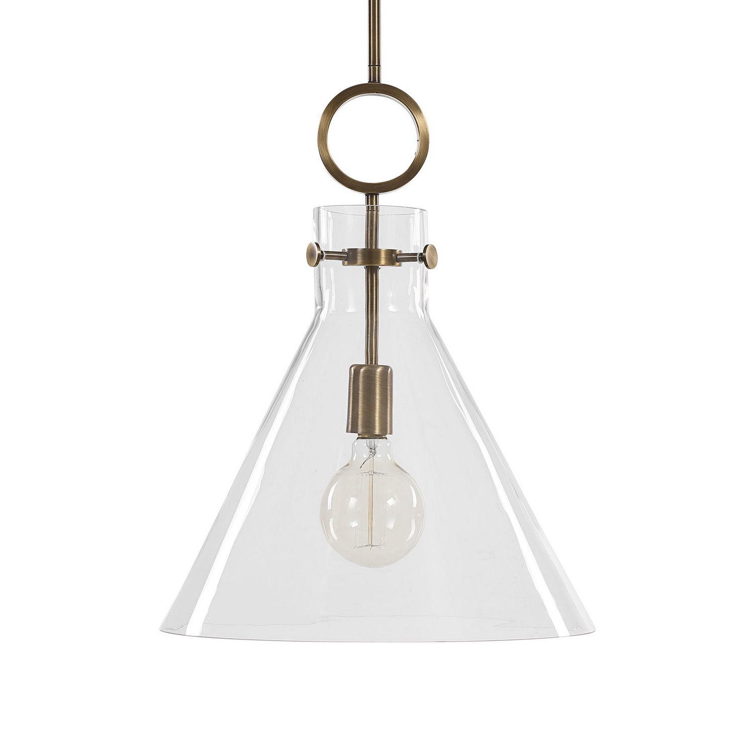 Uttermost - 21548 - One Light Pendant - Imbuto - Aged Brass