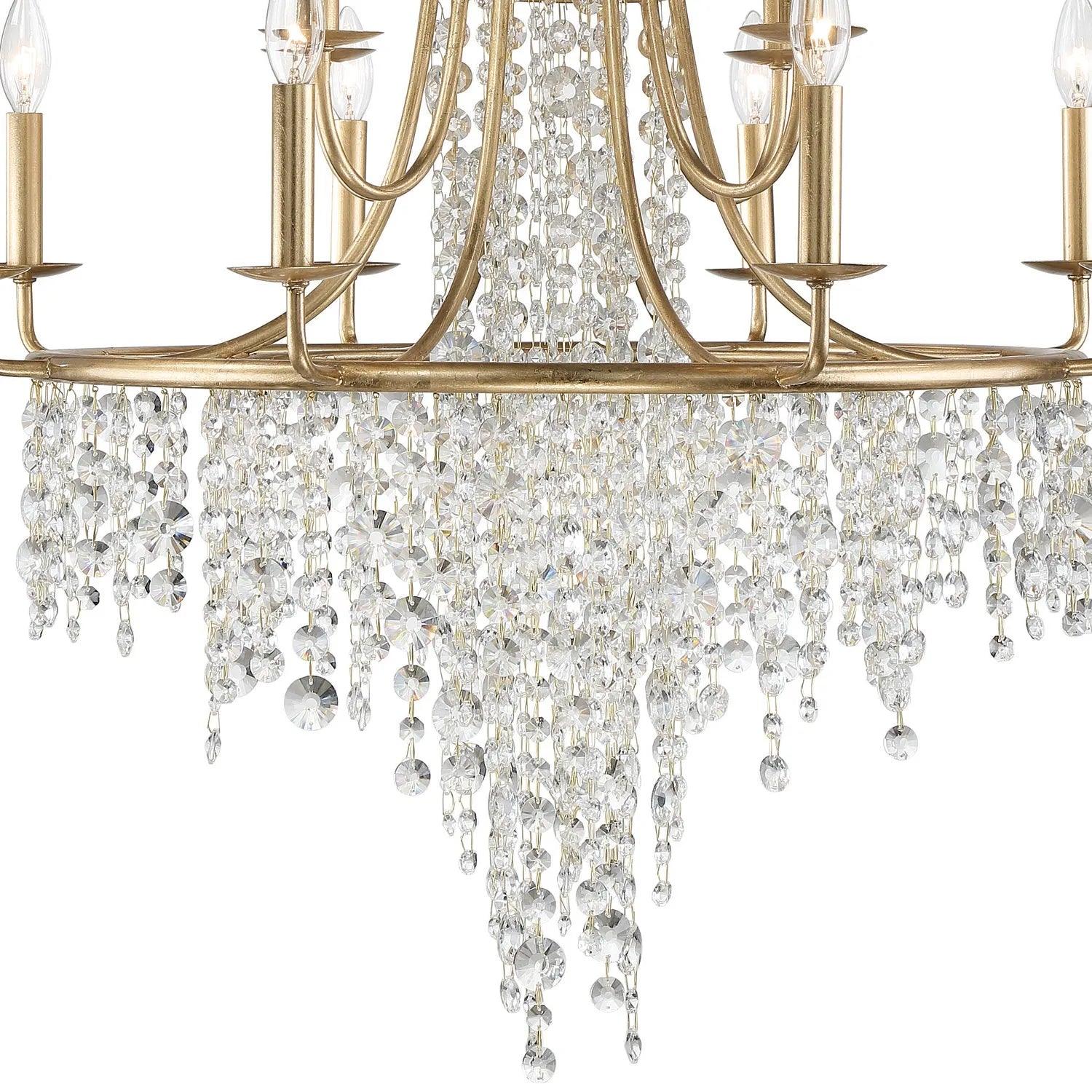 Crystorama - Gabrielle Chandelier - GAB-B7312-GA - Canada Light Shop