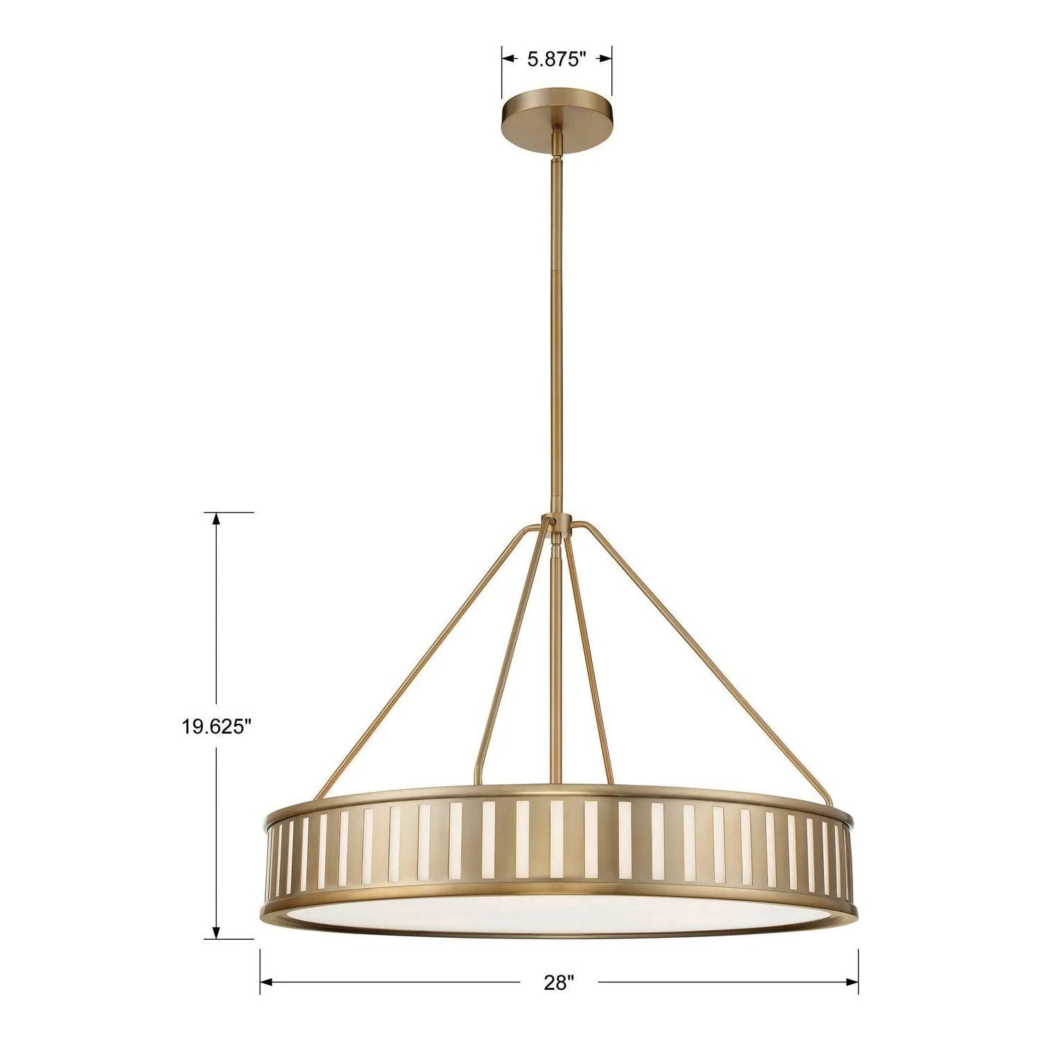 Crystorama - Kendal Pendant - KEN-8303-BF - Canada Light Shop