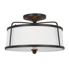 Visual Comfort Studio Canada - CF1102SMS - Two Light Semi-Flush Mount - Stonington - Smith Steel