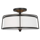 Visual Comfort Studio Canada - CF1102SMS - Two Light Semi-Flush Mount - Stonington - Smith Steel