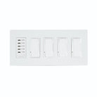 Eurofase Heating - EFSWTD4 - 1 TIMER+4 DIMMER, COMPLETE, WH - White