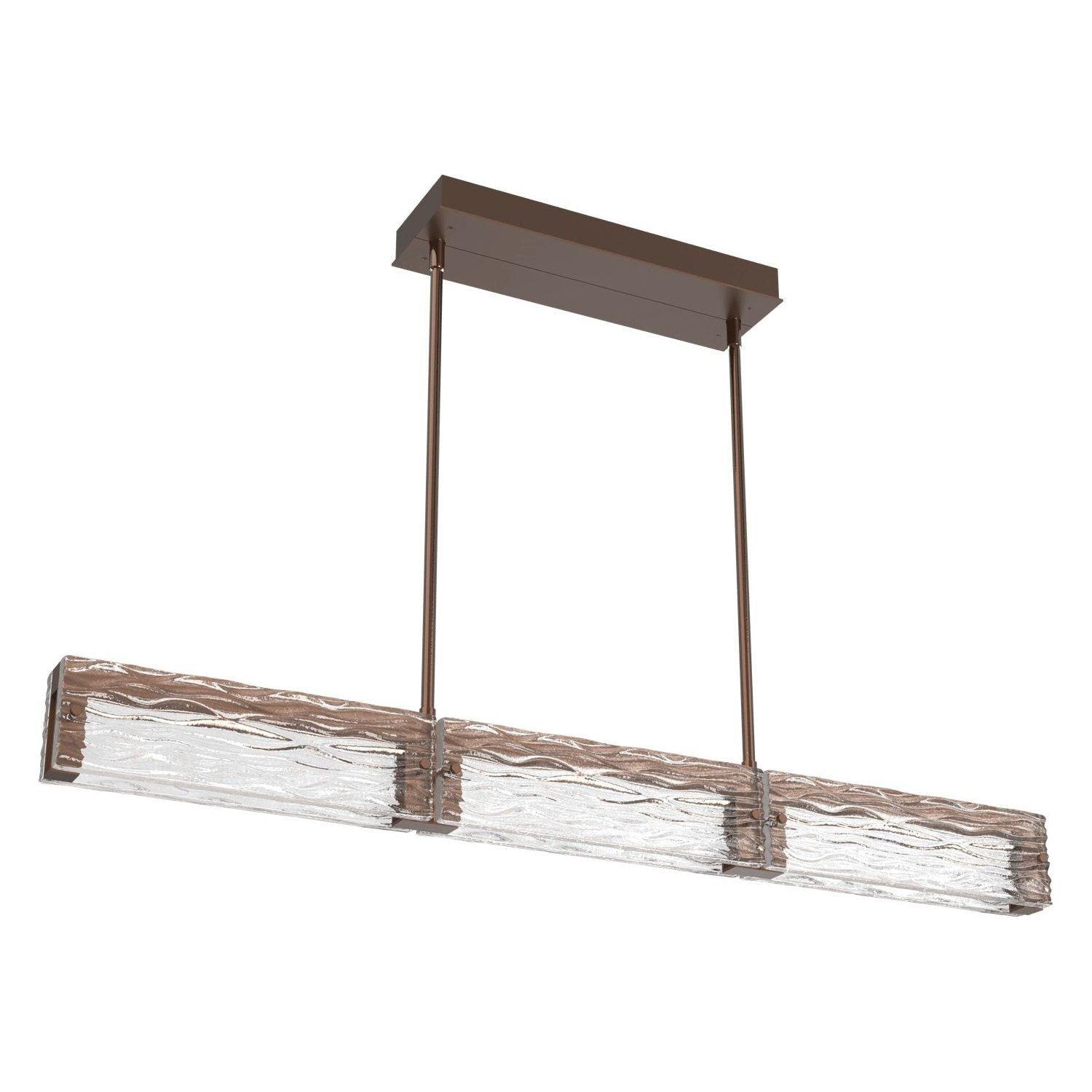Hammerton Studio - Tabulo LED Linear Pendant - PLB0090-43-BB-TT-001-L3 - Canada Light Shop