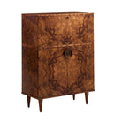 Arteriors - 5688 - Cocktail Cabinet - Manhattan - Toffee Burl