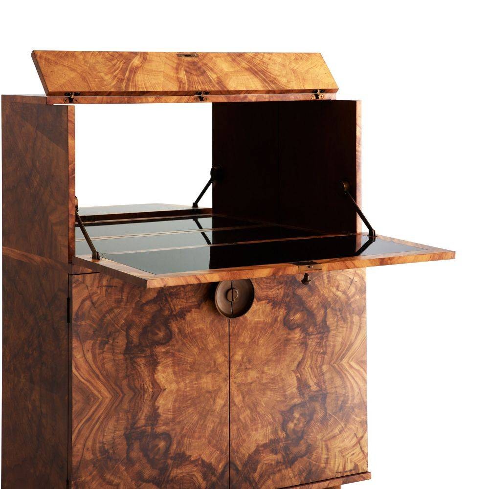 Arteriors - 5688 - Cocktail Cabinet - Manhattan - Toffee Burl