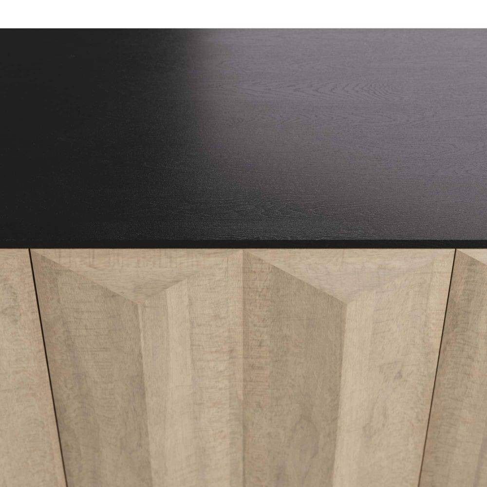 Arteriors - 5755 - Credenza - Sapphire - Chamois Gray Eucalyptus Veneer/Ebony Oak Veneer