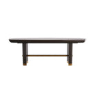 Arteriors - 5760 - Dining Table - Pembroke - Ebony Oak Veneer/Vintage Brass