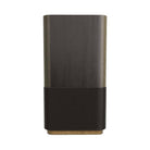Arteriors - 6266 - Cabinet - Sherbourne - Graphite Leather/Umder Oak/White Marble/Antique Brass
