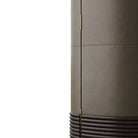 Arteriors - 6266 - Cabinet - Sherbourne - Graphite Leather/Umder Oak/White Marble/Antique Brass