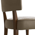 Arteriors - 6901 - Dining Chair - Laurent - Morel Leather/Dark Walnut/Antique Brass