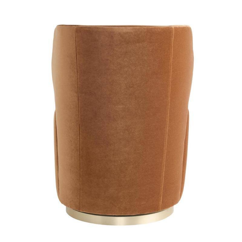 Arteriors - 8172 - Chair - Poppy - Cider Velvet/Champagne Swivel