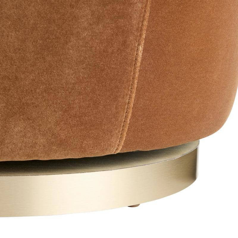 Arteriors - 8172 - Chair - Poppy - Cider Velvet/Champagne Swivel