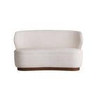 Arteriors - 8176 - Settee - Pasadena - Cloud Boucle/Dark Walnut