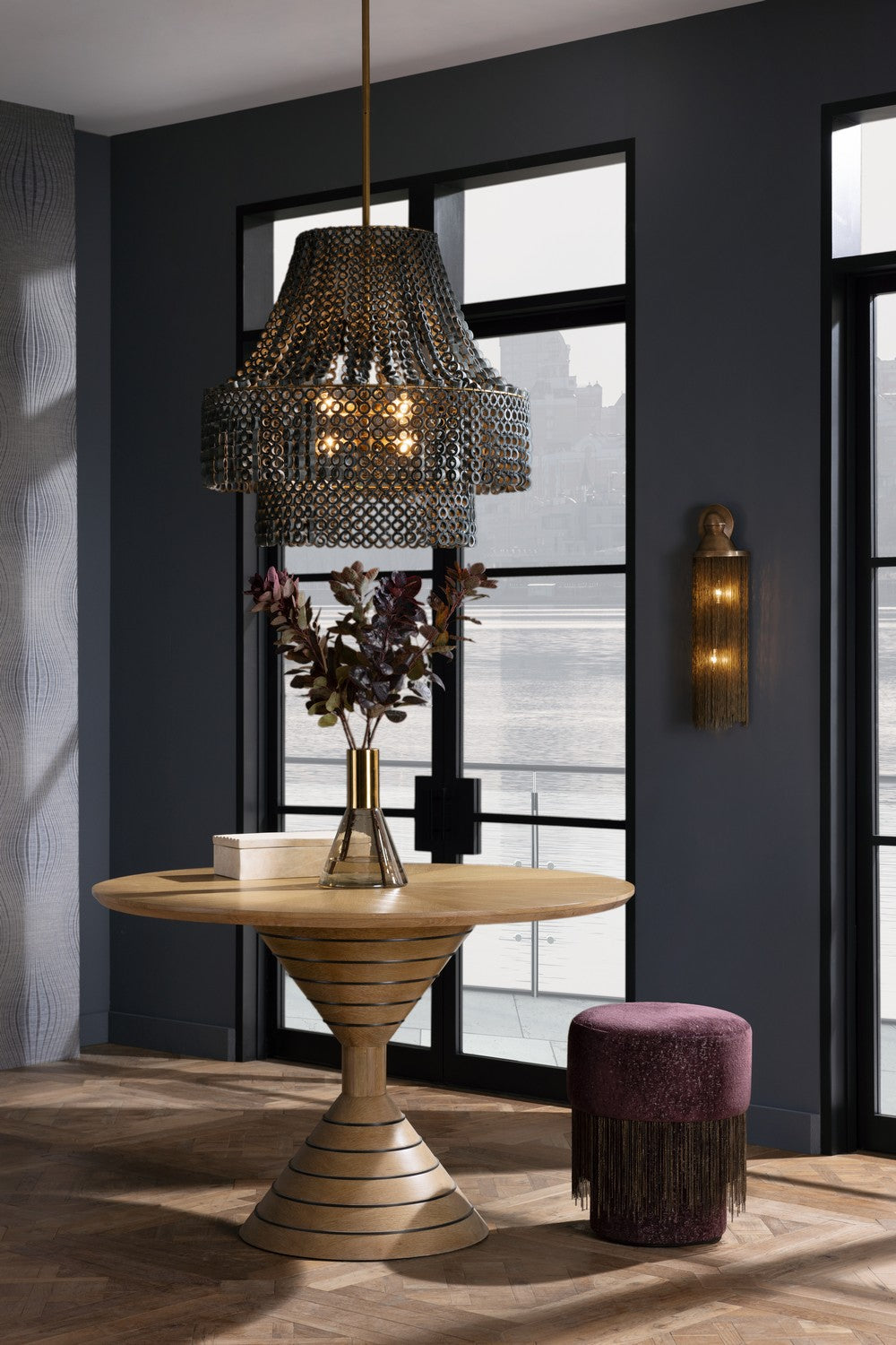 Arteriors DMS02 Hannie Chandelier in Gray Wash