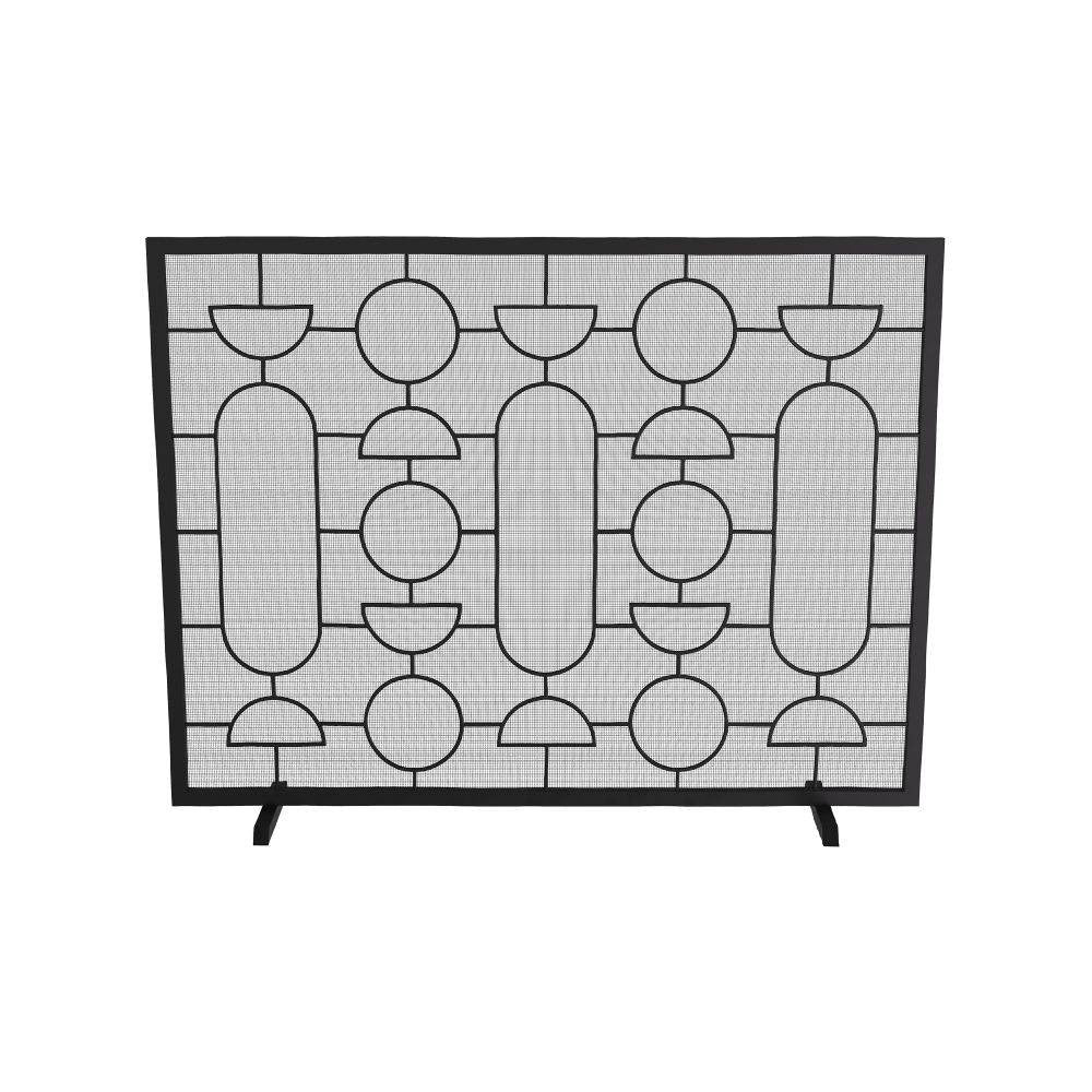 Arteriors - AFI04 - Firescreen - Adamo - Natural Iron