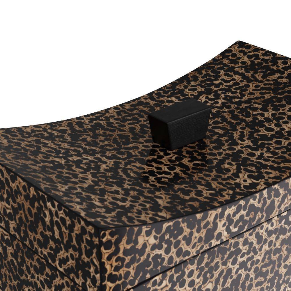 Arteriors - ARS05 - Box - Yarin - Black & Ivory