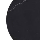 Arteriors - FAI03 - Drink Table - Valari - Black Marble/Ivory Leather//Bronze