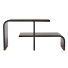 Arteriors - FGS01 - Etagere - Wyngate - Ebony Oak Veneer/Antique Brass