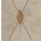 Arteriors - FNS04 - Cabinet - Tidwell - Smoke Oak Veneer/Antique Brass