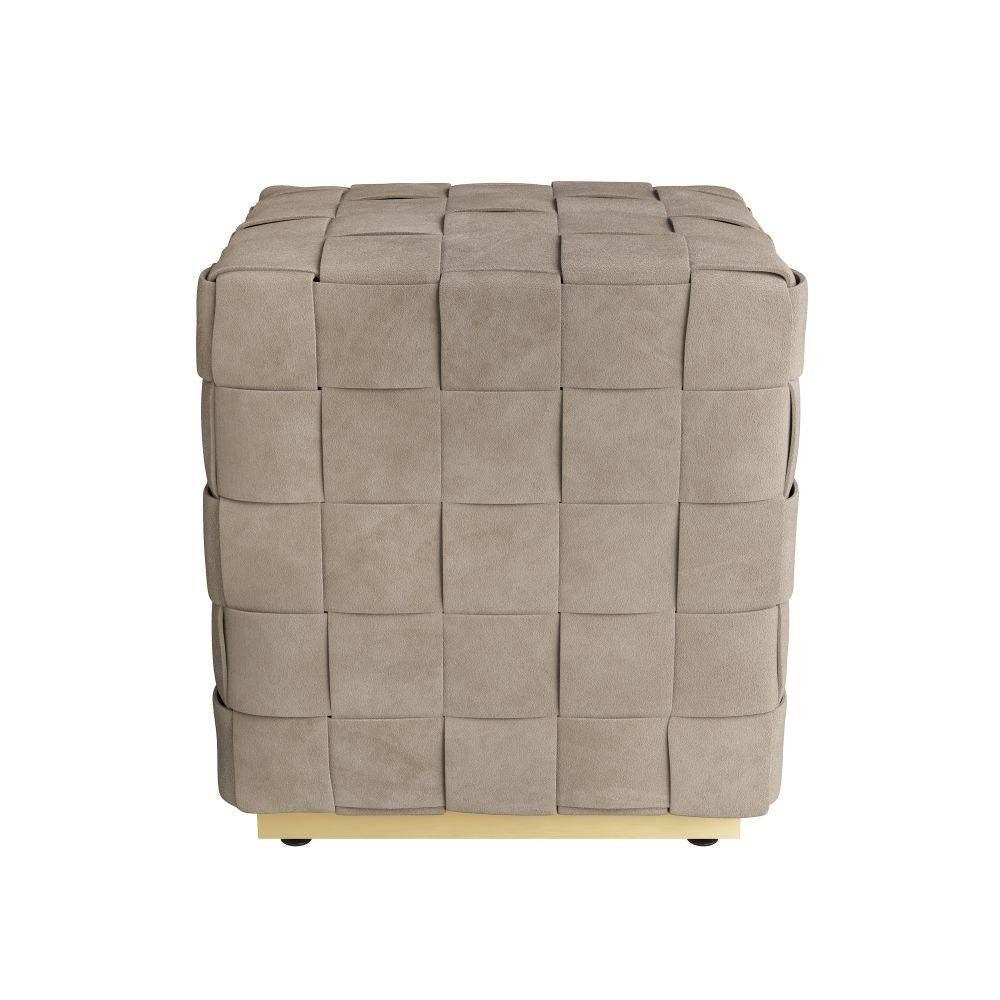 Arteriors - FOI11 - Ottoman - Lakewood - Dove