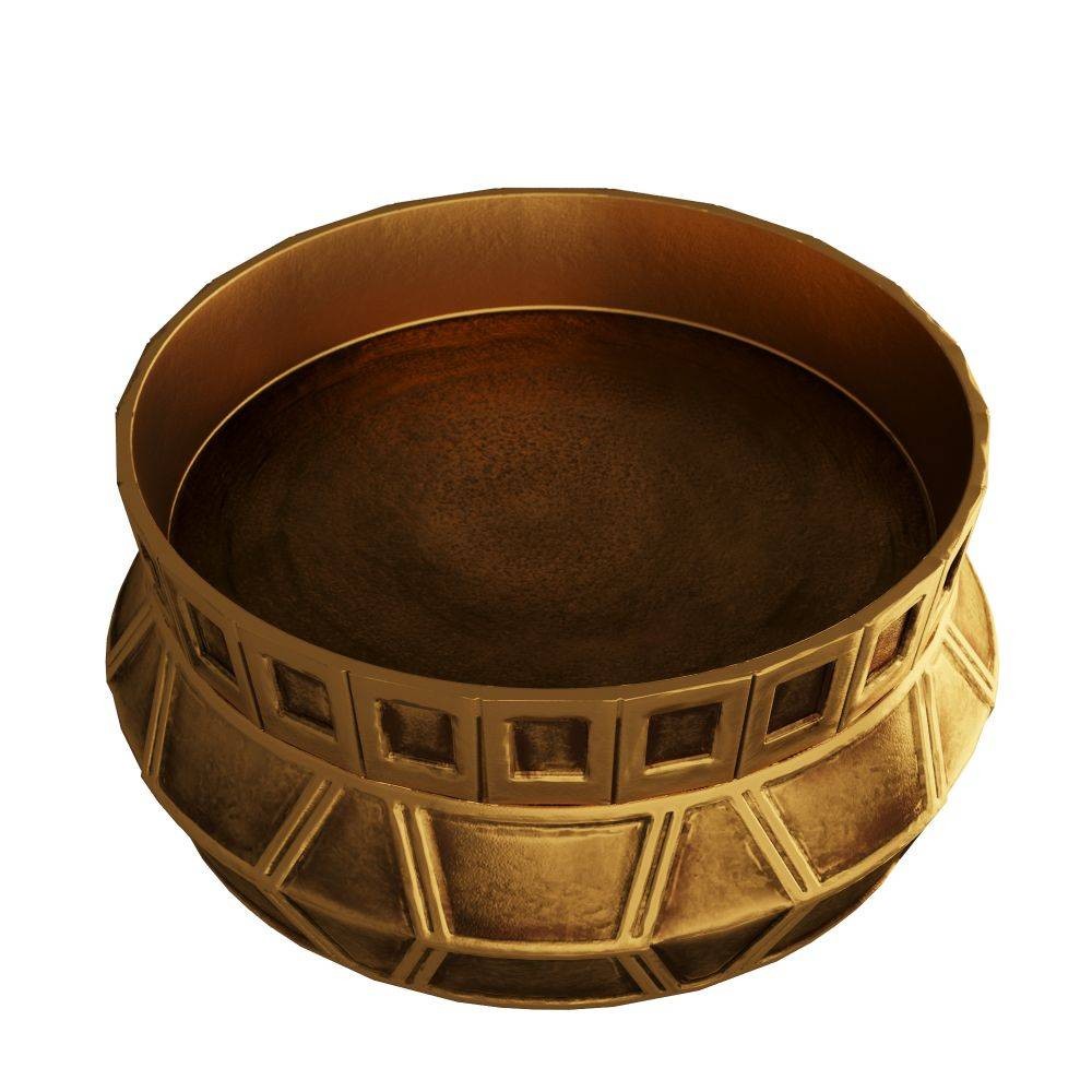 Arteriors - GKAYI01 - Centerpiece, Set of 2 - Millenia - Antique Brass