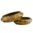 Arteriors - GKAYI02 - Centerpiece, Set of 2 - Millenia - Antique Brass