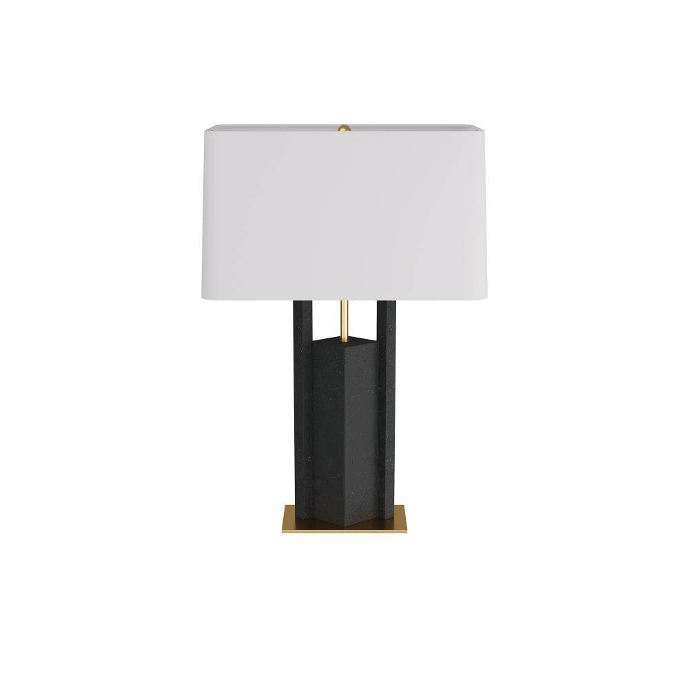 Arteriors - PTC19-429 - Table Lamp - Zory - Charcoal, Ricestone