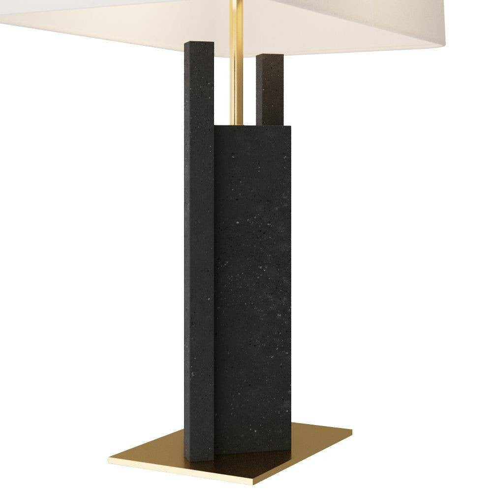 Arteriors - PTC19-429 - Table Lamp - Zory - Charcoal, Ricestone