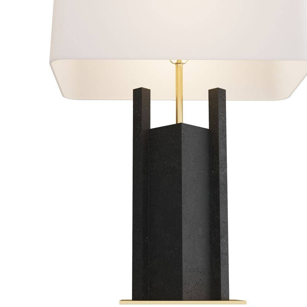 Arteriors - PTC19-429 - Table Lamp - Zory - Charcoal, Ricestone