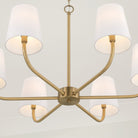 Capital Lighting - 449462AD-706 - Six Light Chandelier - Brody - Aged Brass