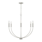 Capital Lighting - 452161BN - Six Light Chandelier - Ansley - Brushed Nickel