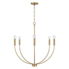 Capital Lighting - 452161AD - Six Light Chandelier - Ansley - Aged Brass