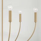 Capital Lighting - 452161AD - Six Light Chandelier - Ansley - Aged Brass