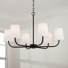 Capital Lighting - 449462MB-706 - Six Light Chandelier - Brody - Matte Black
