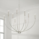 Capital Lighting - 452191BN - Nine Light Chandelier - Ansley - Brushed Nickel