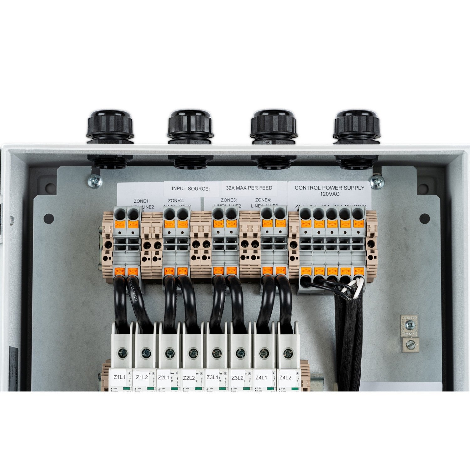 Eurofase Heating - EFCB24M2 - 120-240V 2 ZONE CONTACTOR MBOX - CONTROLS - Light Gray