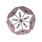 Kalco - 522555PAB - Five Light Pendant - Poppy - Pearlized Antique Brass