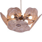 Kalco - 522555PAB - Five Light Pendant - Poppy - Pearlized Antique Brass