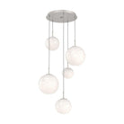 Hammerton Studio - Gaia Round LED Multi-Light Pendant - CHB0092-05-BS-WL-C01-L3 - Canada Light Shop