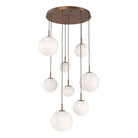 Hammerton Studio - Gaia Round LED Multi-Light Pendant - CHB0092-08-BB-WL-C01-L3 - Canada Light Shop
