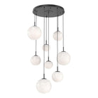 Hammerton Studio - Gaia Round LED Multi-Light Pendant - CHB0092-08-MB-WL-C01-L3 - Canada Light Shop