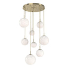 Hammerton Studio - Gaia Round LED Multi-Light Pendant - CHB0092-08-HB-WL-C01-L3 - Canada Light Shop