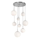 Hammerton Studio - Gaia Round LED Multi-Light Pendant - CHB0092-08-SN-WL-C01-L3 - Canada Light Shop